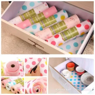 1 Roll - Kitchen Polka Foamic Sheet ( 45 x 150cm ) ( Random Design )