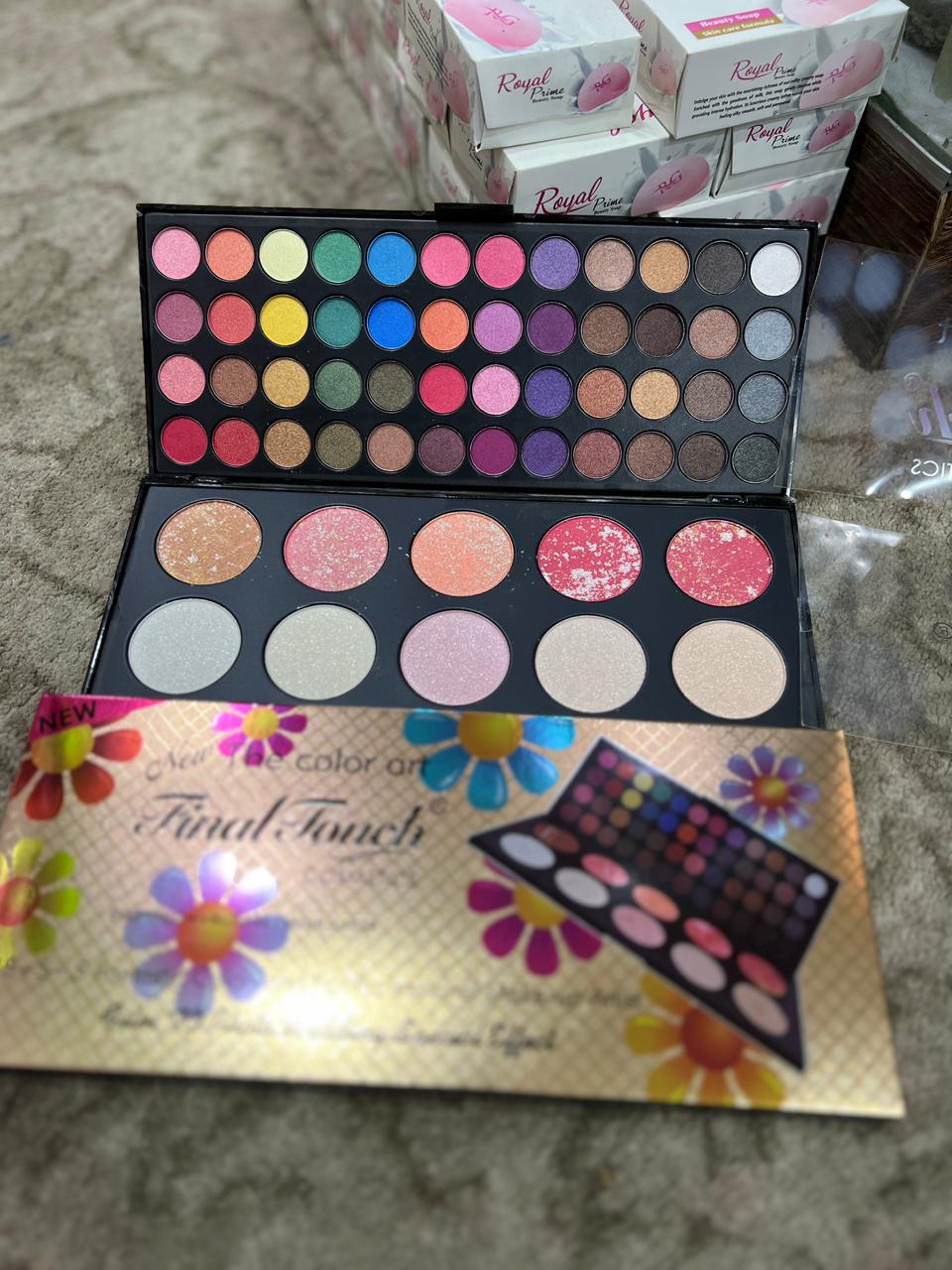 Final Touch Matte Palette | 48 Colors Eyeshadow, Blusher & Highlighter | Professional Makeup Kit - Image 6