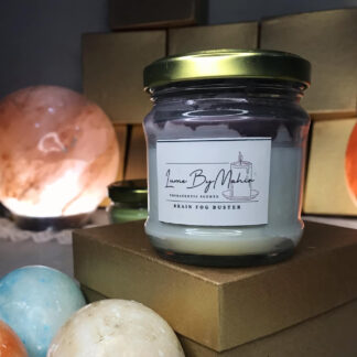 Brain Fog Buster Smell the Espresso, No More Depresso! – Handcrafted Soy Wax Coffee Scented Candle - 100gm