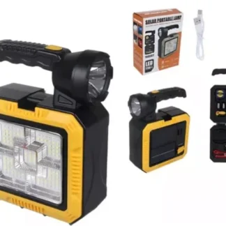 Solar Portable Lamp 7739-L – Rechargeable LED Light for Outdoor & Emergency Use