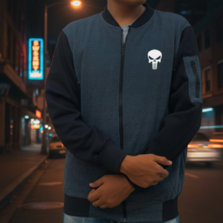 New Winter Collection Printed Zipper Jacket for Men & Boys – French Fleece, Premium Quality, Stylish, Warm & Comfortable Winter Wear (M, L, XL)