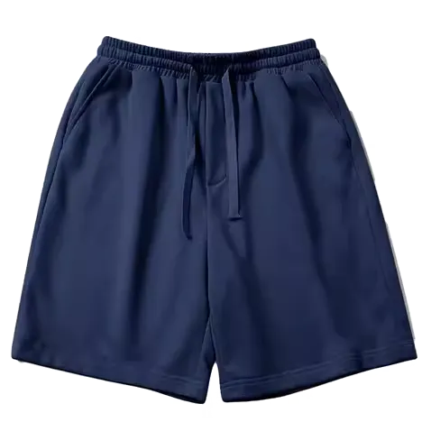 Men’s Navy Blue Jersey Shorts – Comfortable Casual Wear