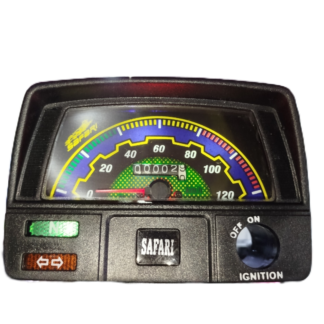 Safari 70cc Speedometer Speed with LED Lights In Meter | Best Quality Speedometer For 70CC Motorcycle | 70CC Bike Meter