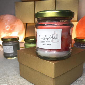 Sufi Rose Candle - A Divine Bloom of Spirituality and Love – Handmade Floral & Citrusy Soy Wax Candle - 100 gram