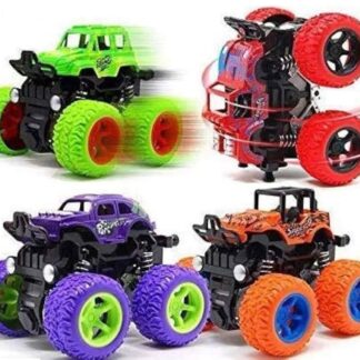 Monster Truck Toys Friction Push & Go High Speed Friction Vehicles for Kids