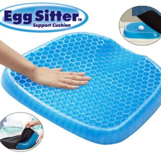 Non Slip Egg Sitter Gel Seat Cushion Soft Sitting Support Pad Cushion for Car and Office Chair Seat Pads Breathable Honeycomb Bike Seat Foam