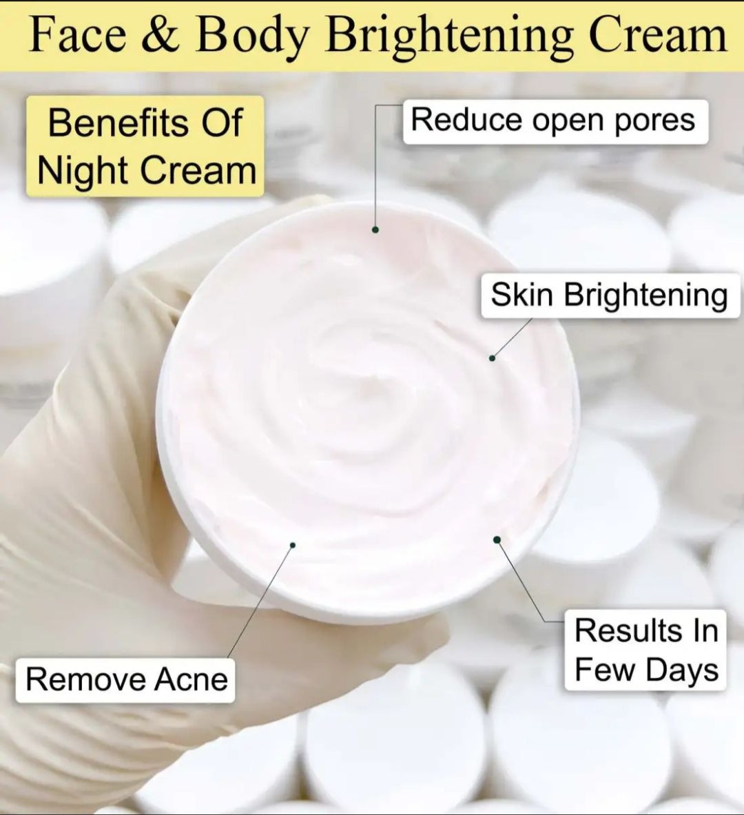 The Health Healer Night Cream – Best Quality Night Cream Seal Packed | Health Healer Night Cream | Cream | Cream For Skin - Night Cream | Brightening Cream | Cream For Remove Acne - 60 gram