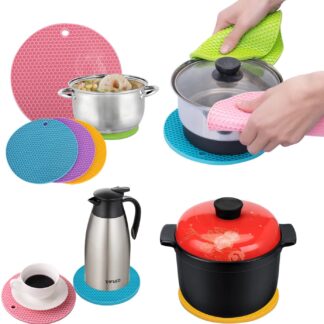 Multifunction Original Heat Resistant Silicone Mat Nonslip Pads Pot Holder Table Place mat (random color)
