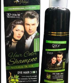 Quick Shine Hair Color Shampoo For Women And Men 200ml