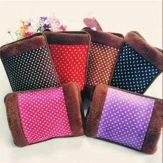 Electric Hot Water bag Heat Pad (Heat Bag) For Pain Relief  velvet cloth type also used for hand warmer – Multicolour