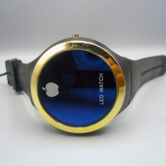 Round Shape Led Digital Watch with Apple Logo Digital Watch-watch for  Men and Women (Random Color )