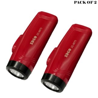 Pack Of 2 Multifunction Portable Super Bright USB Rechargeable Flashlights SD-8670