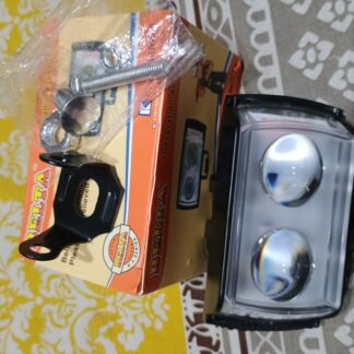 2 Lens Dolphin Projector LED Light for bikers and Cars (1 pc)