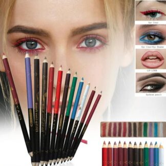 ( Pack of 6  )2 in 1 colors eye pencil multipurpose Eye Pencil (Random color)