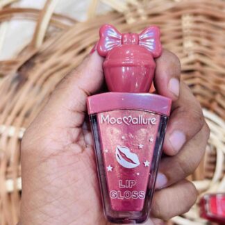 Pack Of 6  Mocallure  Bow Style Cute Lipgloss High Pigment Lipgloss (Random Color)