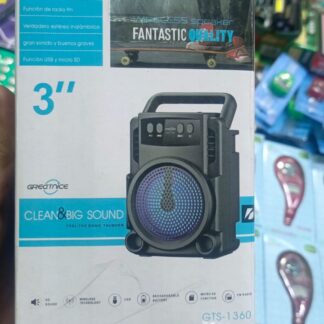 GTS-1360 Wireless Speaker Bluetooth Rechargeable Speaker Portable Wireless Mini 3 Inch Mini Bt Speaker