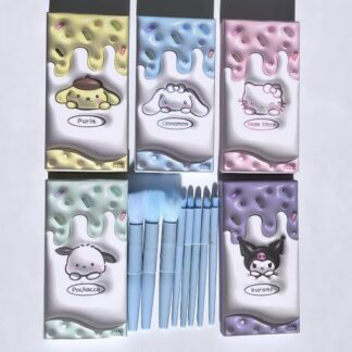 8 Pcs Makeup Brush Set In Velvet Bag Makeup Concealer Brush, Blush Powder Brush