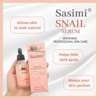 Sasimi Snail Serum High Quality Anti Aging Moisturizing & Whitening Serum For Pores & Acne 30Ml