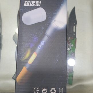 Rechargeable Tactical Flashlight High Lumens, Brightest Flashlights for Emergencies Camping COB Sidelight, Zoomable Multicolor Lenses Flashlight Hiking Hunting