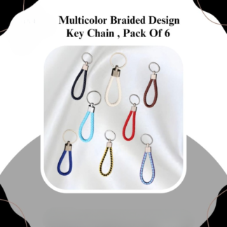 Multi Color Braided Design Keychain | Best Quality Keychain ( Random Color )