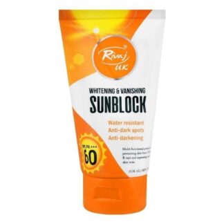 Rivaj Sunblock Whitening & Vanishing SPF60 Ideal for all skin types 100-ml