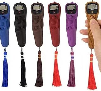 Finger Counter-Islamic Tasbih Bead Digital Finger Rotating Prayer Beads with Digital Counter Counter for Prayer Islamic Tasbih Muslim (Random Color)
