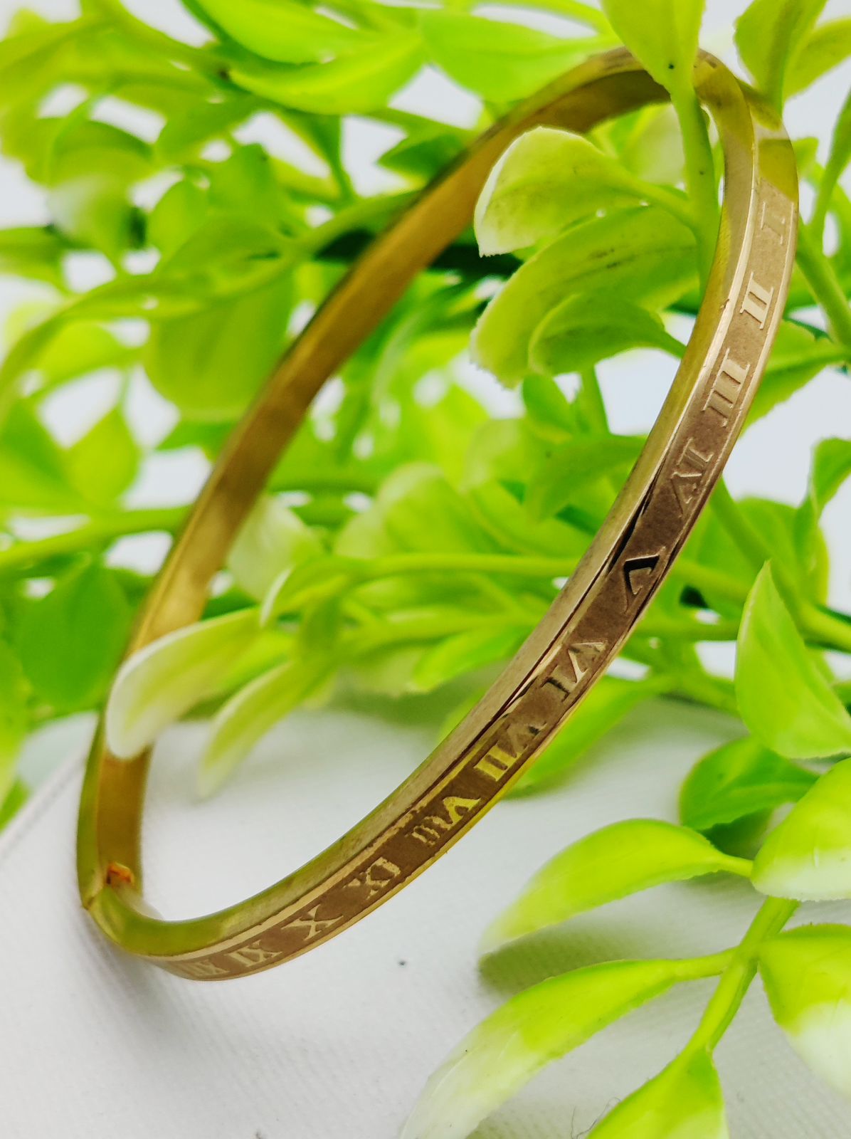 Adjustable Cartier Roman Numeral Adjustable Imported Gold Bracelet | Best Quality Artificial Bracelet For Girls & Women | Bracelet For Every Occasion | Elegant Design ✨