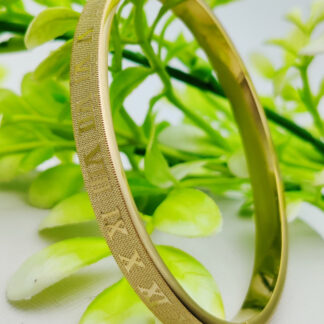 Adjustable Cartier-Inspired Roman Numeral Bracelet - Imported Luxury Gold Bracelet | Best Quality Artificial Bracelet For Girls & Women | Bracelet For Every Occasion | Elegant Design ✨