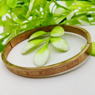 Adjustable Roman Numeral Bracelet - Adjustable and Imported Cartier Gold Bracelets | Best Quality Artificial Bracelet For Girls & Women | Bracelet For Every Occasion | Elegant Design