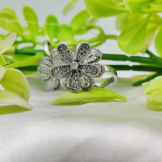 1 Piece Imported Blooming Elegance Adjustable Ring Set – Two Radiant Color 🌟 | Luxurious Design Ring | Adjustable Ring | Ring For Girls & Women ✨