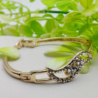 Exquisite Imported Adjustable Crystal Leaf Bracelet | Best Quality Artificial Bracelet For Girls & Women | Bracelet For Every Occasion | Elegant Design