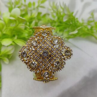 Imported Elegant Crystal Studded Bracelet | Regal Crystal Bracelet | Adjustable Bracelet – Best Quality Artificial Bracelet For Girls & Women - Random Color