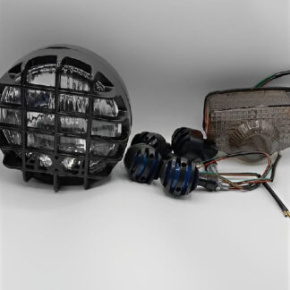 Pack of 3 Cafe racer kit Item's Cafe Racer Style Bike Lighting Set | Headlight, Taillight & Indicators