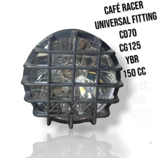 Cafe racer headlight for 70cc and 125cc bikes Simple to set up Headlight for bikes