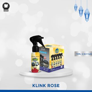 Pack of 12 Klink Protectant Rose Dashboard Polish | Best Quality Dashboard Shining Spray 70ml