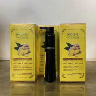 Ginger Extract Black Hair Dye Shampoo [200 ml] | Mokeru Ginger Black Hair Shampoo