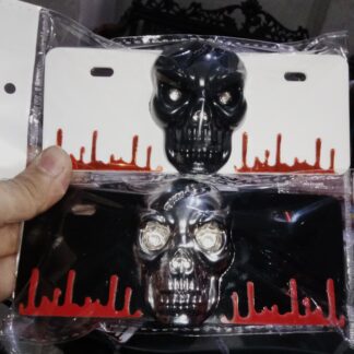 Skull LED Back Number Plate for 70cc & 125cc Bikes – Most Trending Styling Accessory