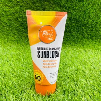 Rivaj Sunblock Whitening & Vanishing SPF60 Ideal for all skin types [150ml]
