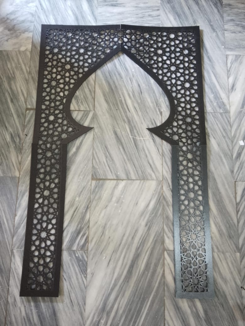 Mehrab for Prayer Room for Home | Double tape is include to Paste on wall | Home Decoration for Prayer room