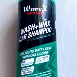 WaveX Auto Care | Wash + Wax Car Shampoo – 200ml | Delivers Wet Look & Premium Gloss | Made in Pakistan
