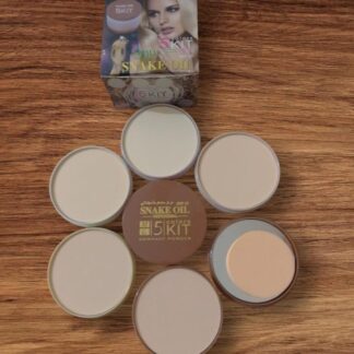 Pack Of 01 - 5 in 1 | Multi-Shade Face Powder Palette with Mirror | Compact Makeup Kit for All Skin Tones | Natural Finish & Easy Blending