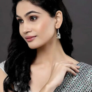 Elegant Silver Indian jhumka /  Jhumka Earrings by Quirky Fashions | Ethnic wear | Casual wear
