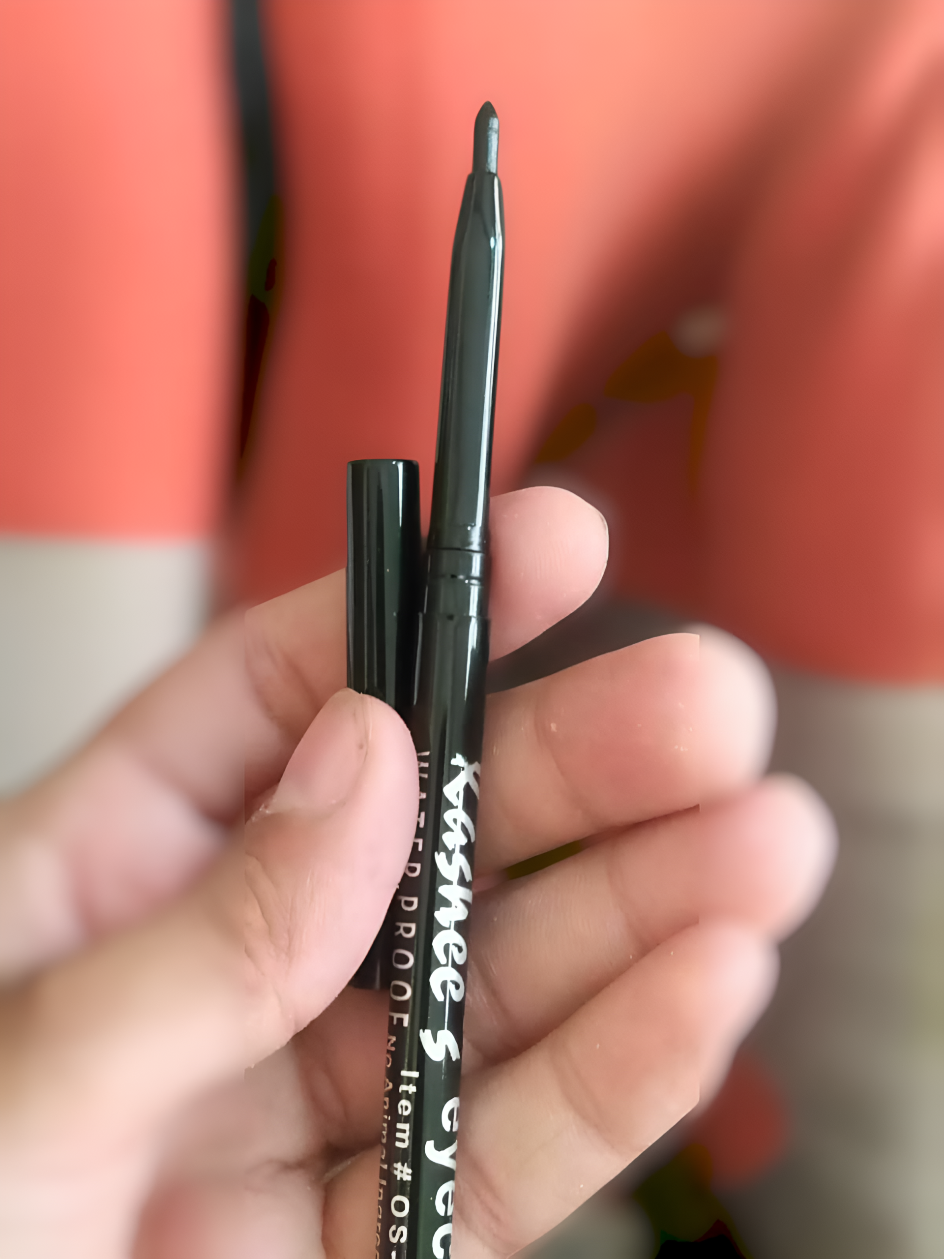 Pack Of 01 - Kashee's Black Kajal Pencil - Kajal Pencil For Eyes - Kashee Kajal Pencil For Girls - Best Quality Kajal