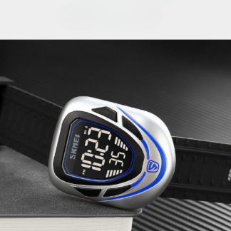 Skmei 1833 Digital Sports Men's Watch with LED Display, Waterproof, Multiple Time Zones, Stopwatch, Alarm, and Backlight for Outdoor, Sports, and Daily Casual Wear -(Without Box) | Smart Watch | Watch | Watch For Boys |