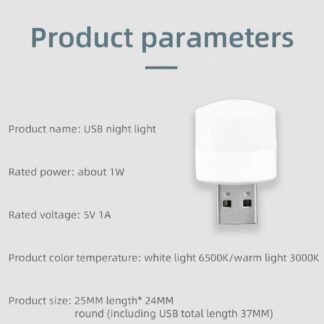 7 Pcs Mini USB LED Light Bulbs – Portable Plug-in Night Lamps for Laptops, Power Banks & USB Ports