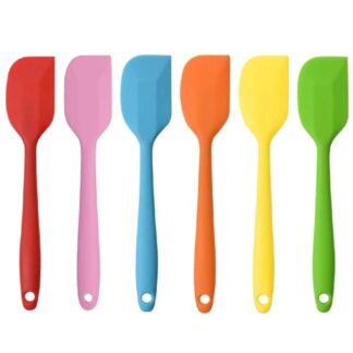 Silicone Spatula 8-Inch – Heat Resistant, Non-Stick Flexible Rubber Scraper Spoon for Kitchen Use