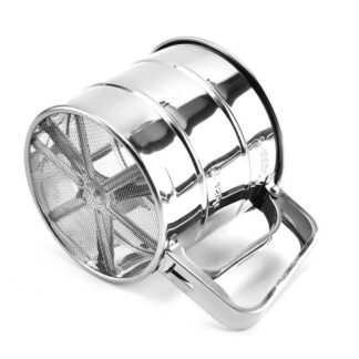 Stainless Steel Flour Sieve Cup – Handheld Baking Sifter for Flour, Sugar & Powdered Ingredients