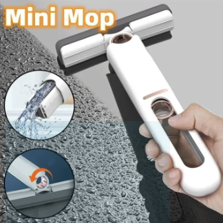 New Portable Mini Squeeze Mop | Compact, Lightweight & Easy Cleaning