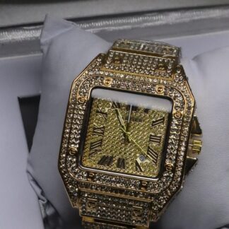 CTR Watch Stone Mens Striking Stone Finish Precision Quartz Comfortable Fit