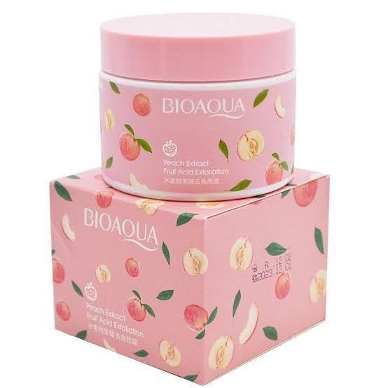 Bioaqua Peach Extract Exfoliating Face Gel Cream Fruit Acid Gentle Peeling Gel Smooth Skin Refreshing Care - 100g - Image 3